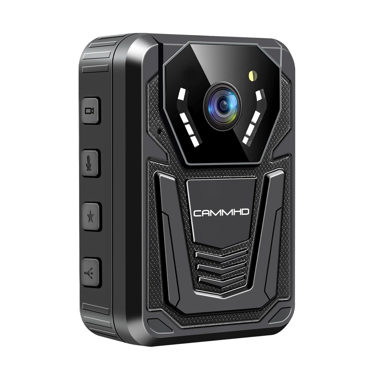 Amazon | CAMMHD F6 4K品質 ボディカメラ 防犯カメラ 64GB 3400mAh 12